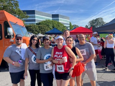 A few Atlanticus employees having fun at Lauren's run 2025 an Atlanta charity
